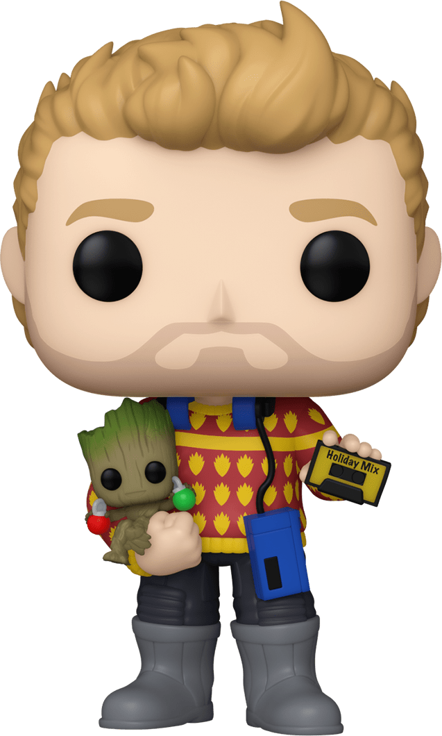 Funko POP! Marvel Holidays 1125 Star-Lord with Groot Funko Shop Exclusive