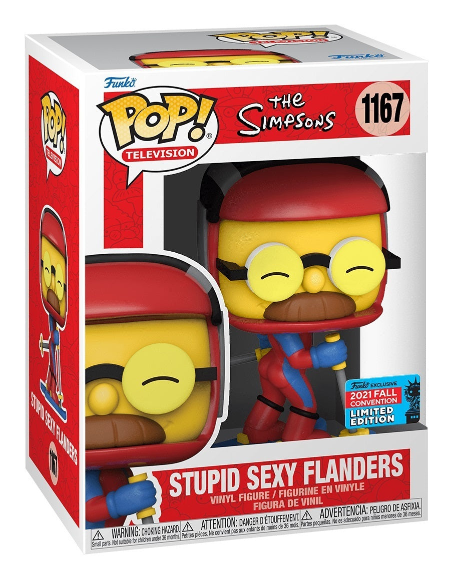Funko POP! TV The Simpsons 1167 Stupid Sexy Flanders 2021 Fall Convention Shared Exclusive
