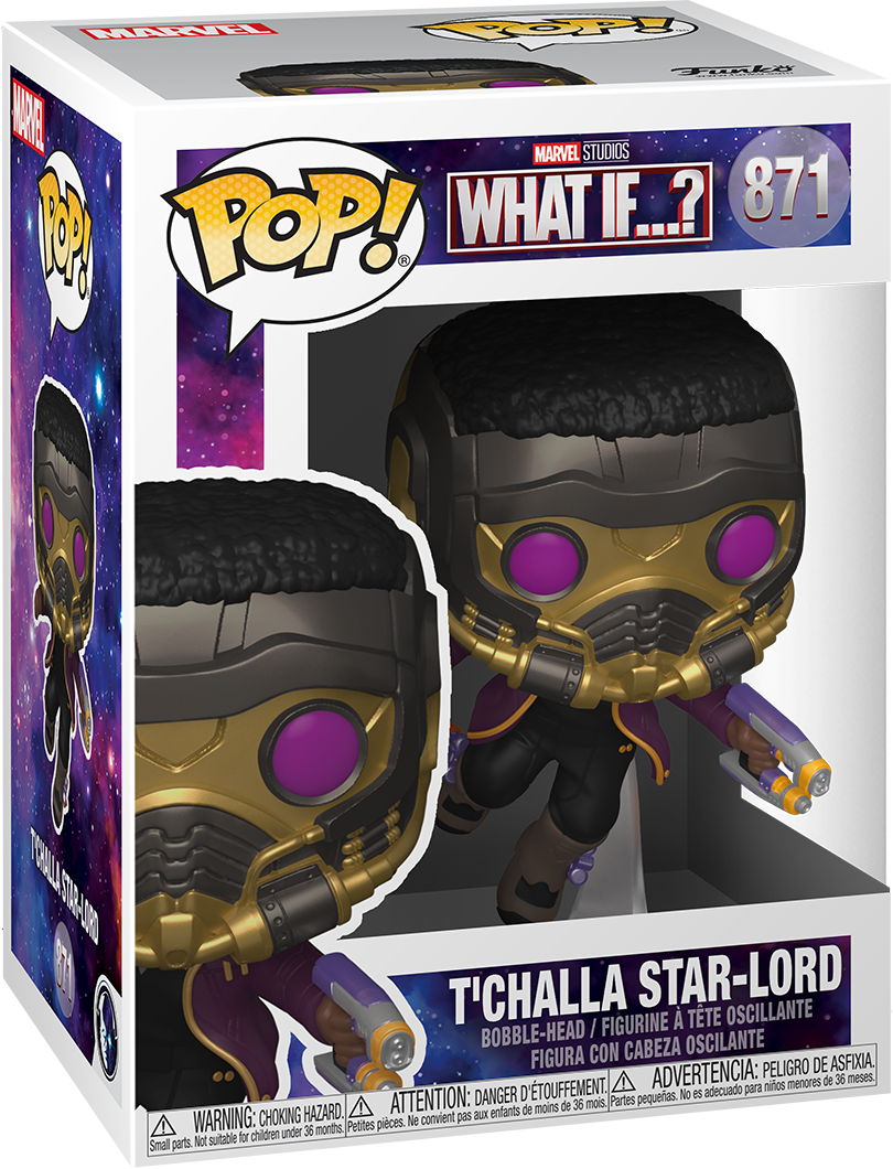 Funko POP! Marvel Studios What If...? 871 T'Challa Star-Lord