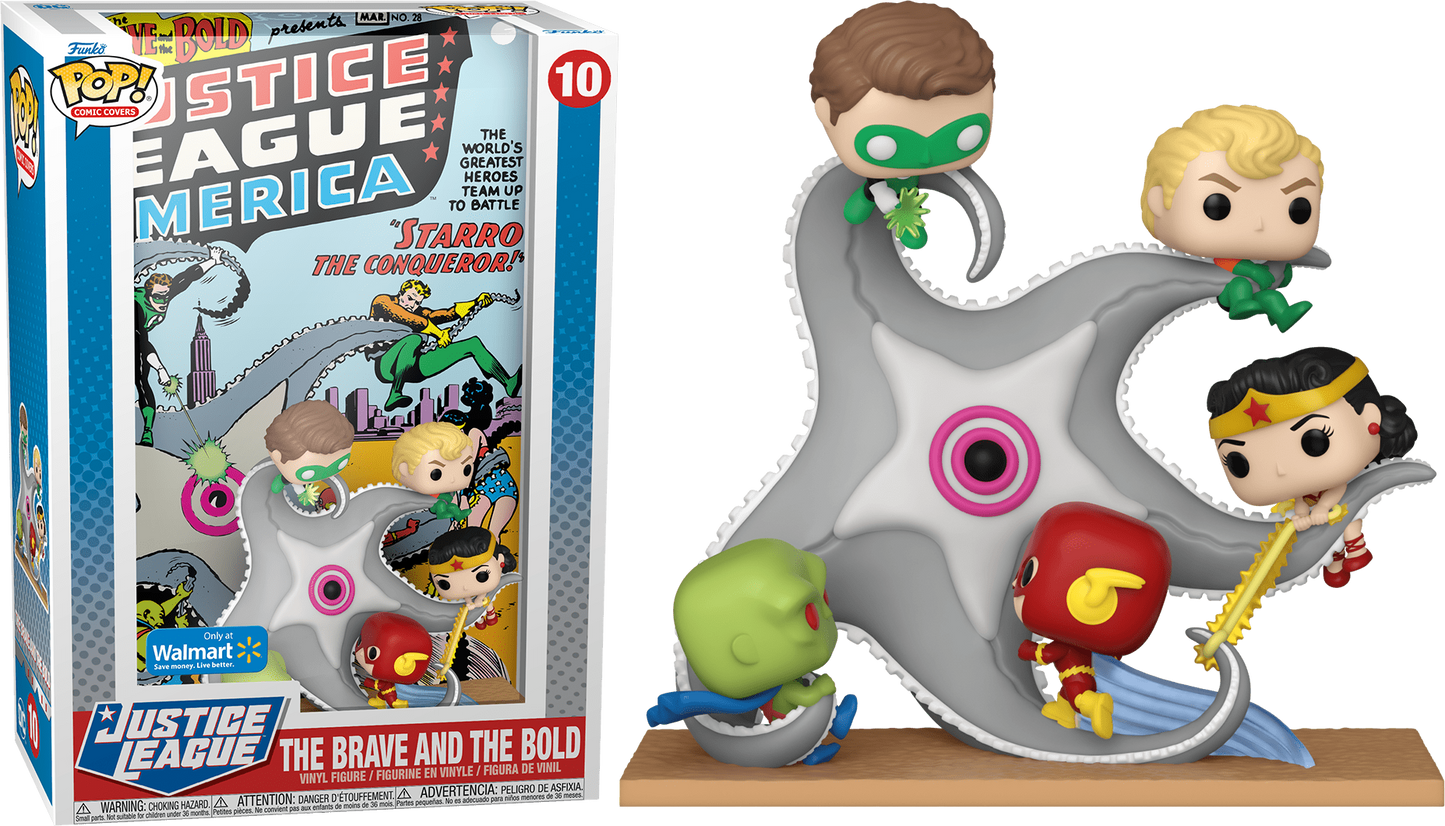 Funko POP! Comic Covers DC The Justice League 10 The Brave and The Bold Justice League of America Walmart Exclusive