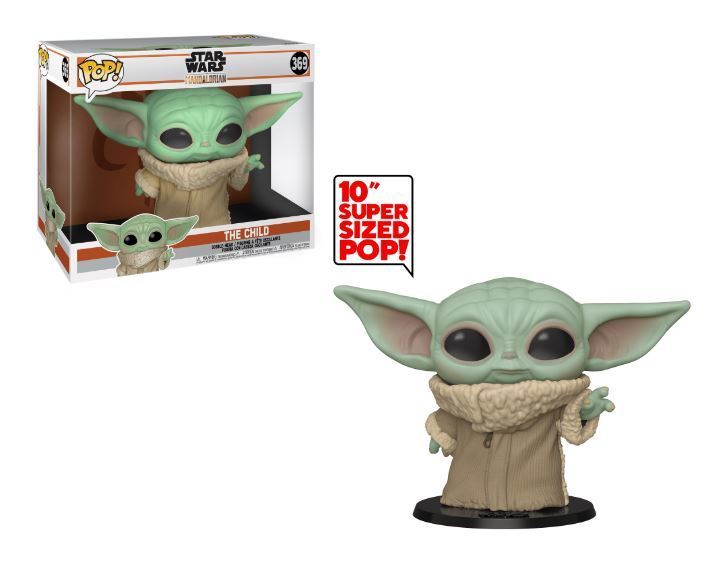 Funko POP! 10" Jumbo Star Wars The Mandalorian 369 The Child (Grogu, Baby Yoda)