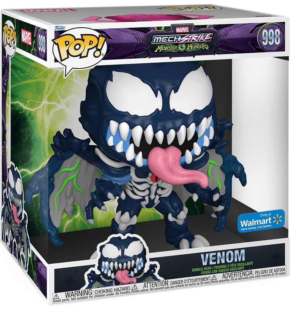 Funko POP! 10" Jumbo Marvel Comics Mech Strike Monster Hunters 998 Venom Walmart Exclusive