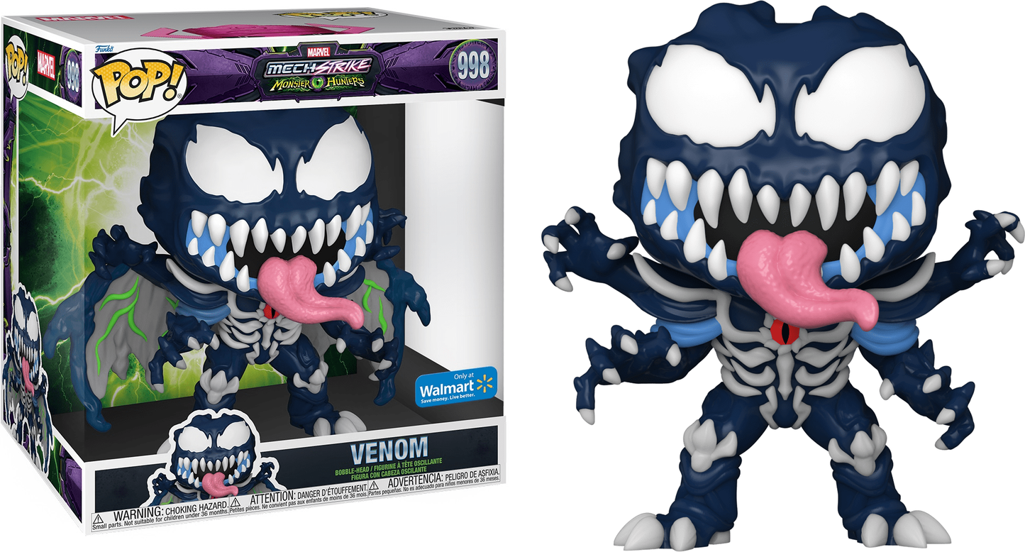 Funko POP! 10" Jumbo Marvel Comics Mech Strike Monster Hunters 998 Venom Walmart Exclusive