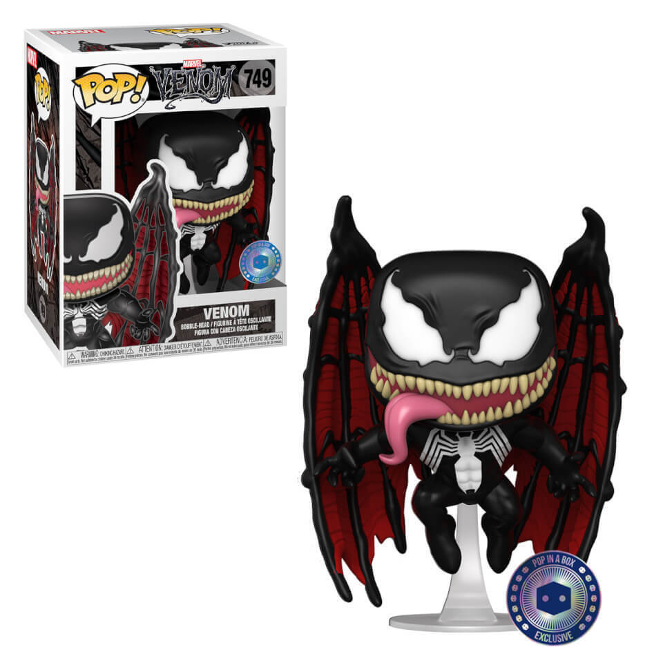 Funko POP! Marvel Venom 749 Venom with Wings Pop in a Box Exclusive