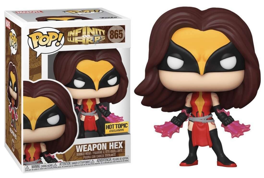 Funko POP! Marvel Comics Infinity Warps 865 Weapon Hex Hot Topic Exclusive
