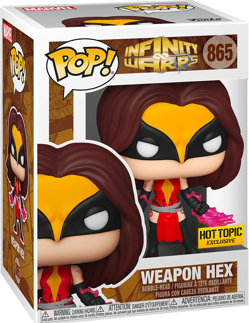 Funko POP! Marvel Comics Infinity Warps 865 Weapon Hex Hot Topic Exclusive