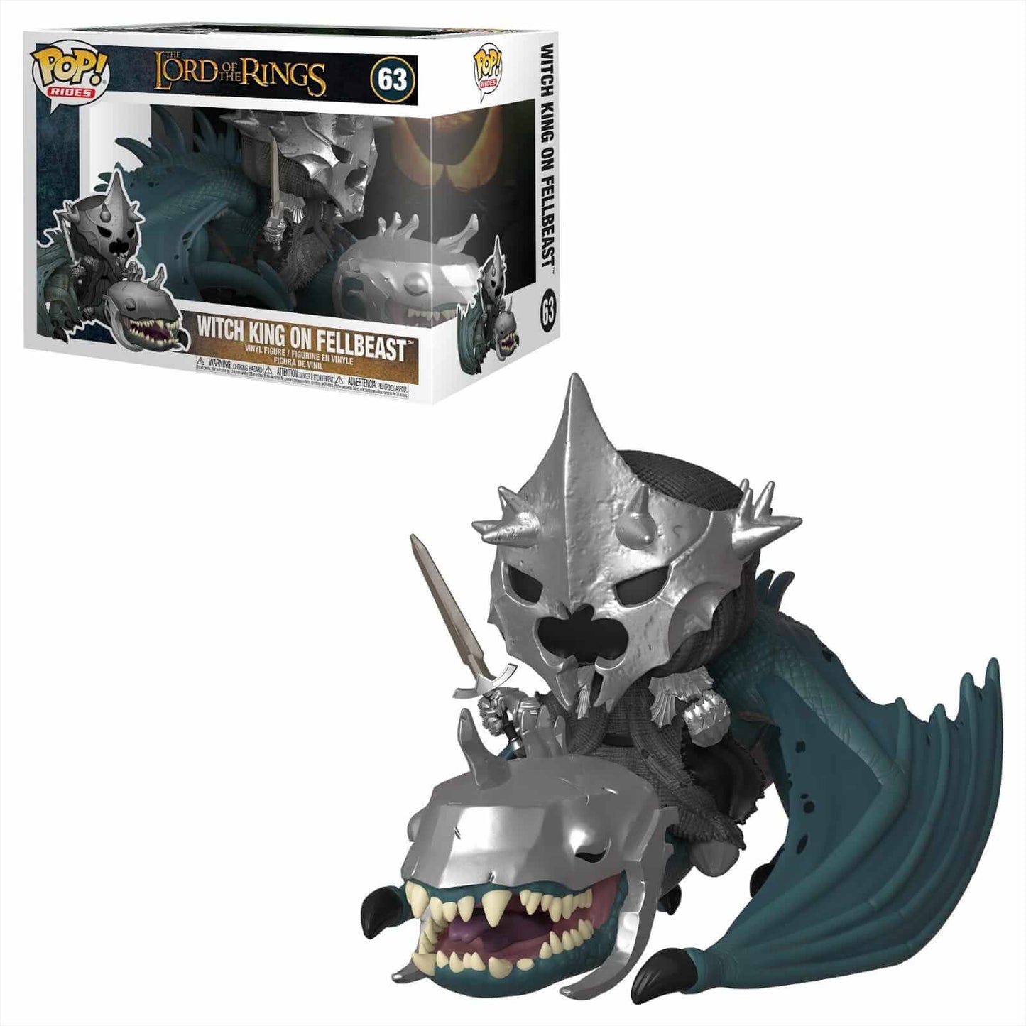 Funko POP! Rides Movies Lord of The Rings 63 Witch King with Fellbeast