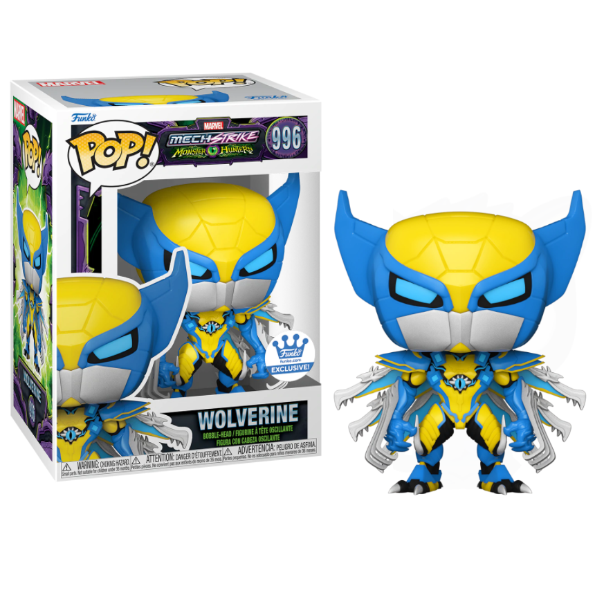 Funko POP! Marvel Mech Strike Monster Hunters 996 Wolverine Funko Shop Exclusive
