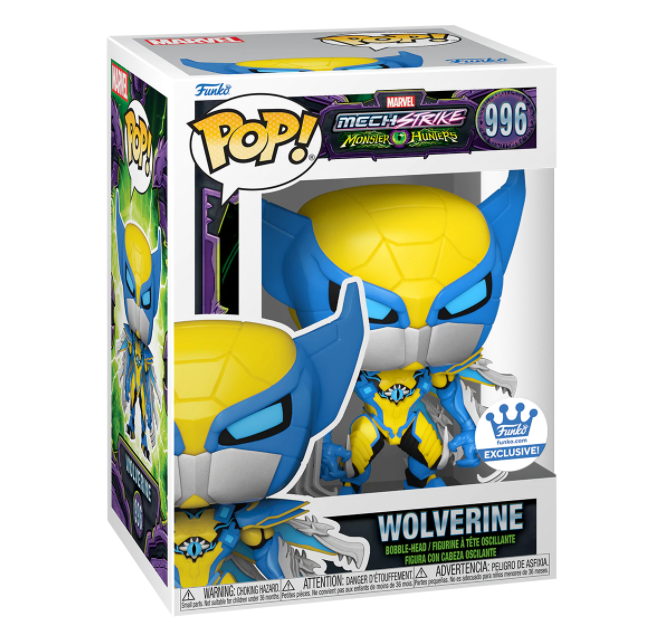 Funko POP! Marvel Mech Strike Monster Hunters 996 Wolverine Funko Shop Exclusive