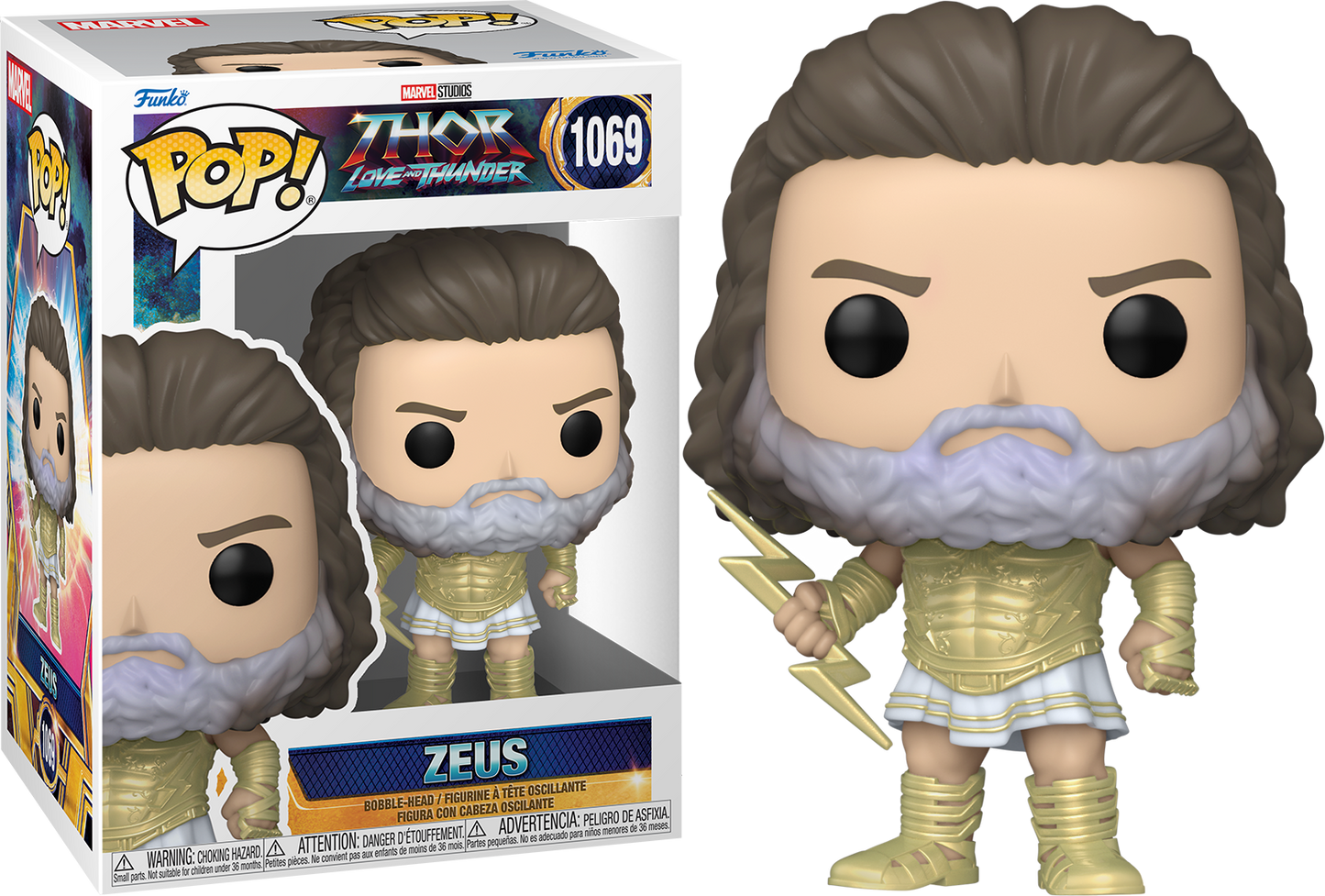 Funko POP! Marvel Movies Thor Love & Thunder 1069 Zeus