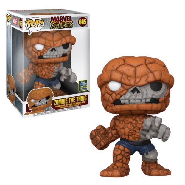 Funko POP! 10" Jumbo Marvel Zombies Fantastic Four 697 Zombie The Thing 2020 Exclusive