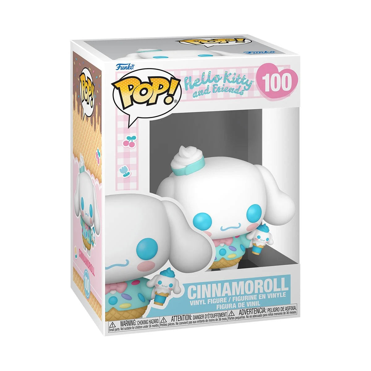 Funko POP! Sanrio Hello Kitty and Friends 100 Cinnamoroll with Ice Cream