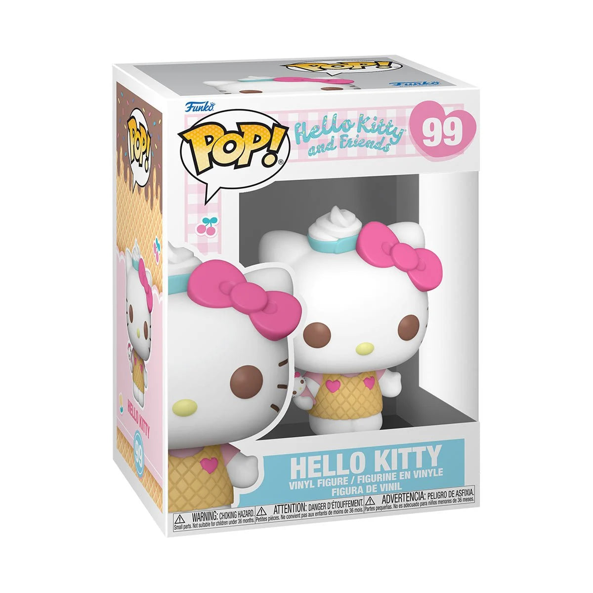Funko POP! Sanrio Hello Kitty and Friends 99 Hello Kitty with Ice Cream