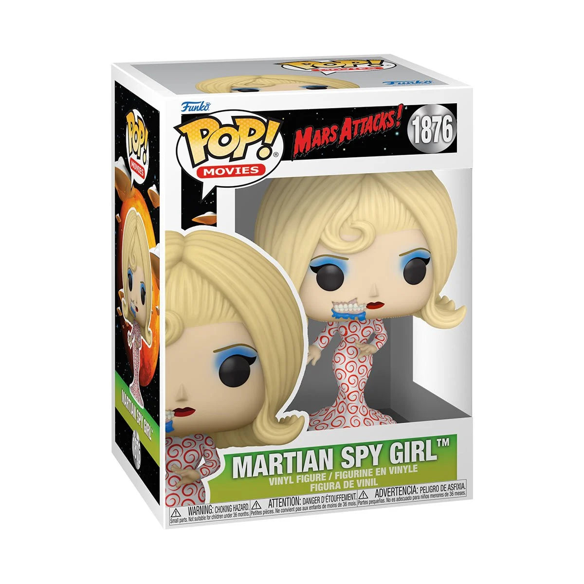 Funko POP! Movies Mars Attacks! 1876 Martian Spy Girl