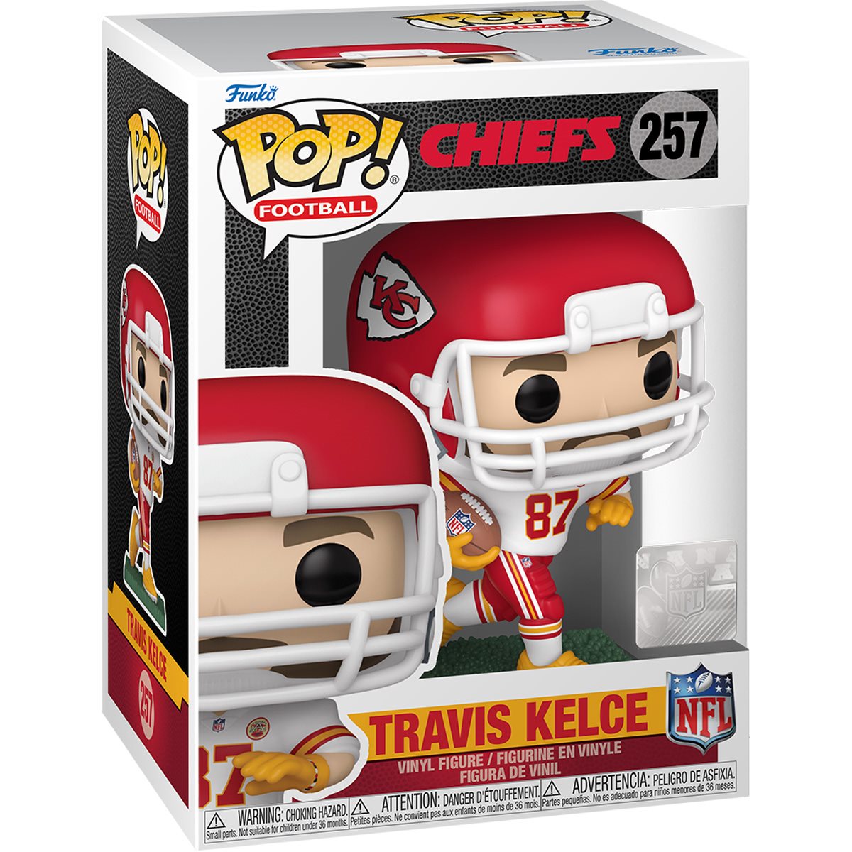 Funko POP! Football Kansas City Chiefs 257 Travis Kelce (Away Uniform)