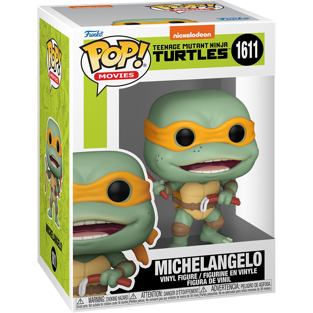 Funko POP! Teenage Mutant Ninja Turtles (1990) 1611 Michelangelo Sausage Link Nunchucks