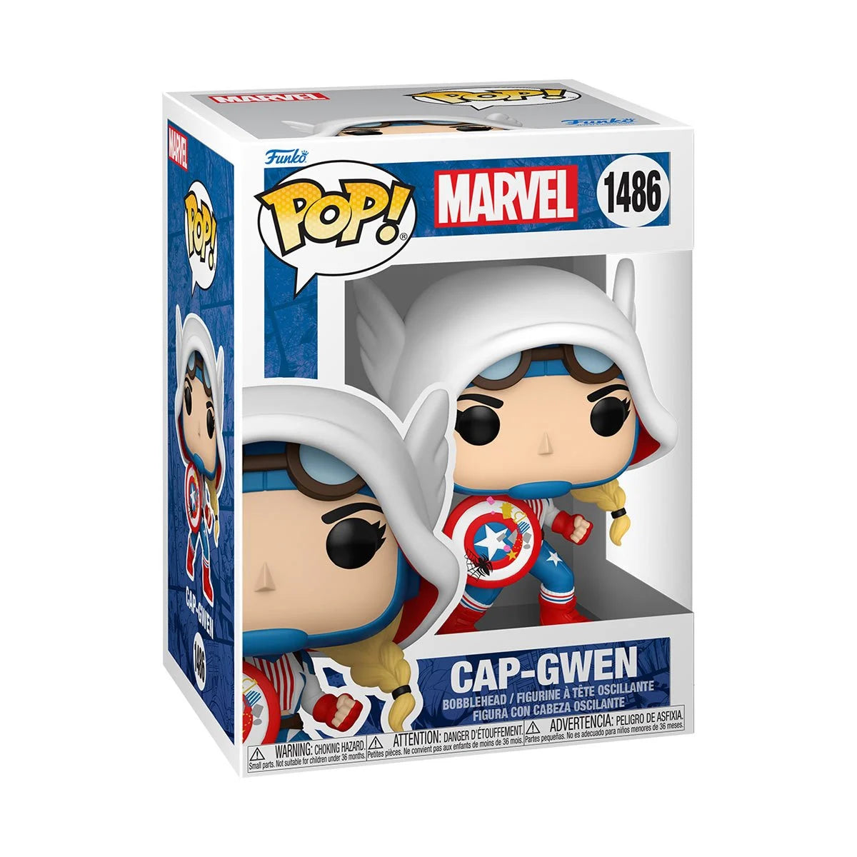 Funko POP! Marvel Spider-Gwen Gwenverse 1486 Cap-Gwen