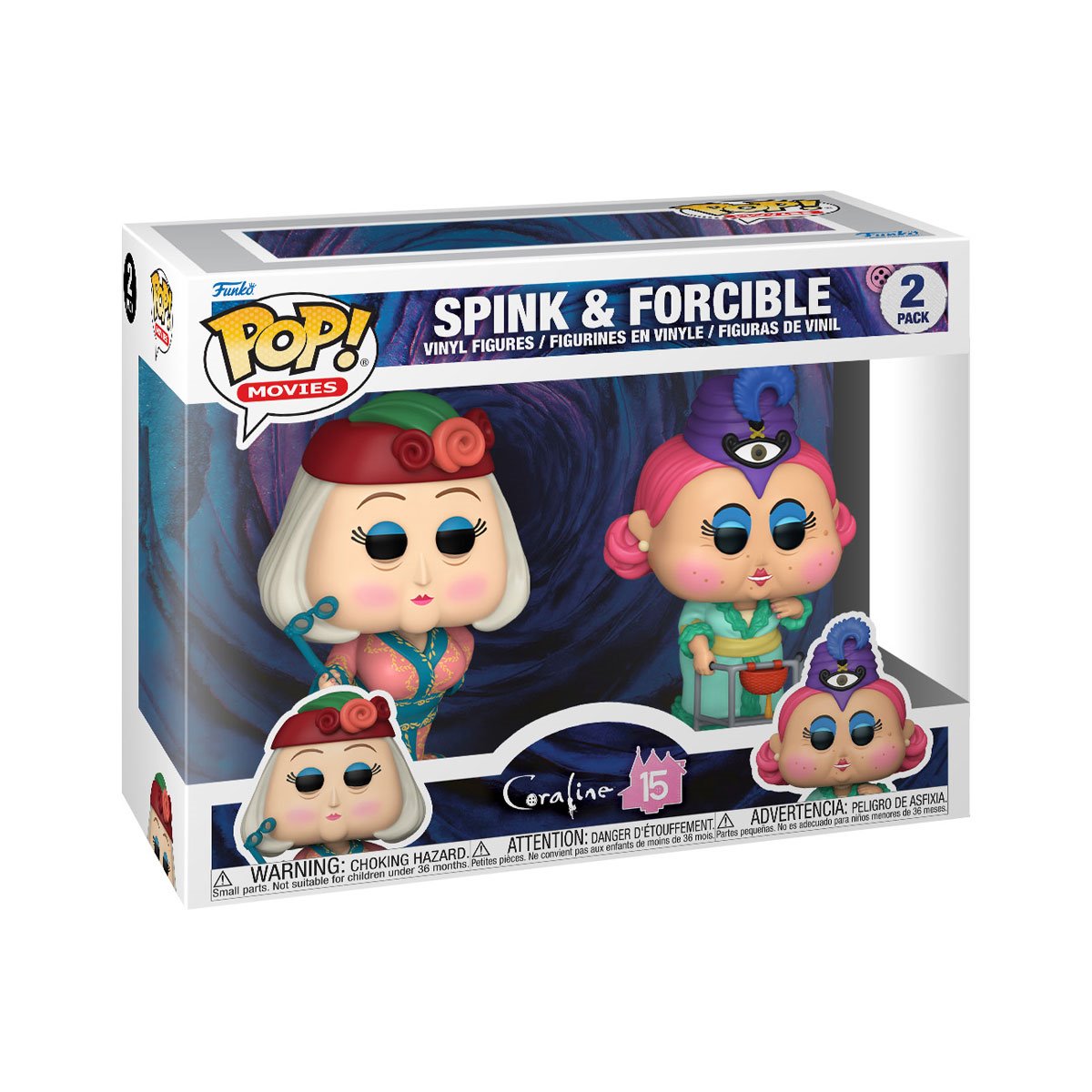 Funko POP! Movies Horror Coraline 2-Pack Spink & Forcible