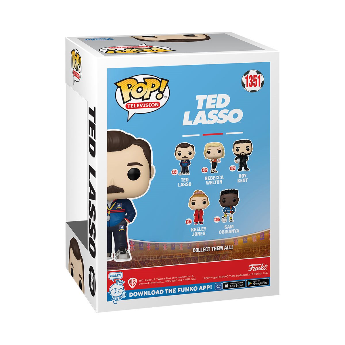 Funko POP! TV Apple+ Ted Lasso 1351 Ted Lasso (Coach's Outfit) Common and CHASE