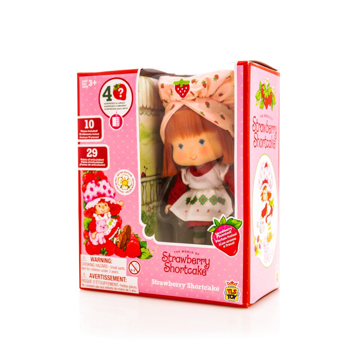 The Loyal Subjects Strawberry Shortcake 5 1/2-Inch Strawberry Shortcake Retro Fashion Doll San Diego Comic Con 2024 Exclusive