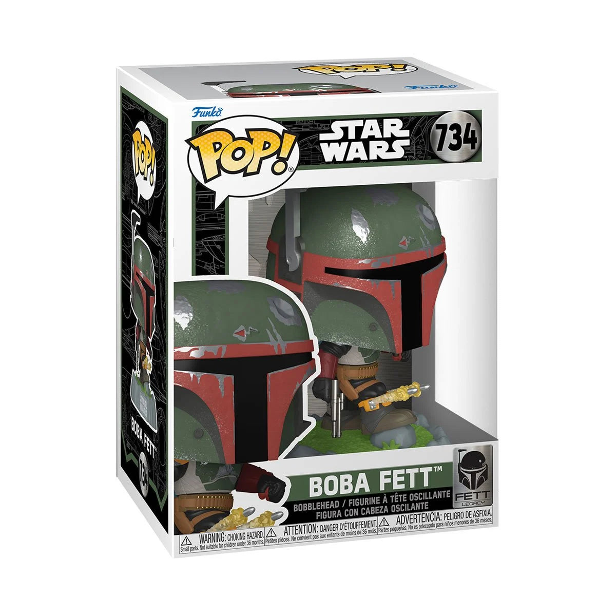 Funko POP! Star Wars The Boba Fett Legacy 734 Boba Fett with Rockets