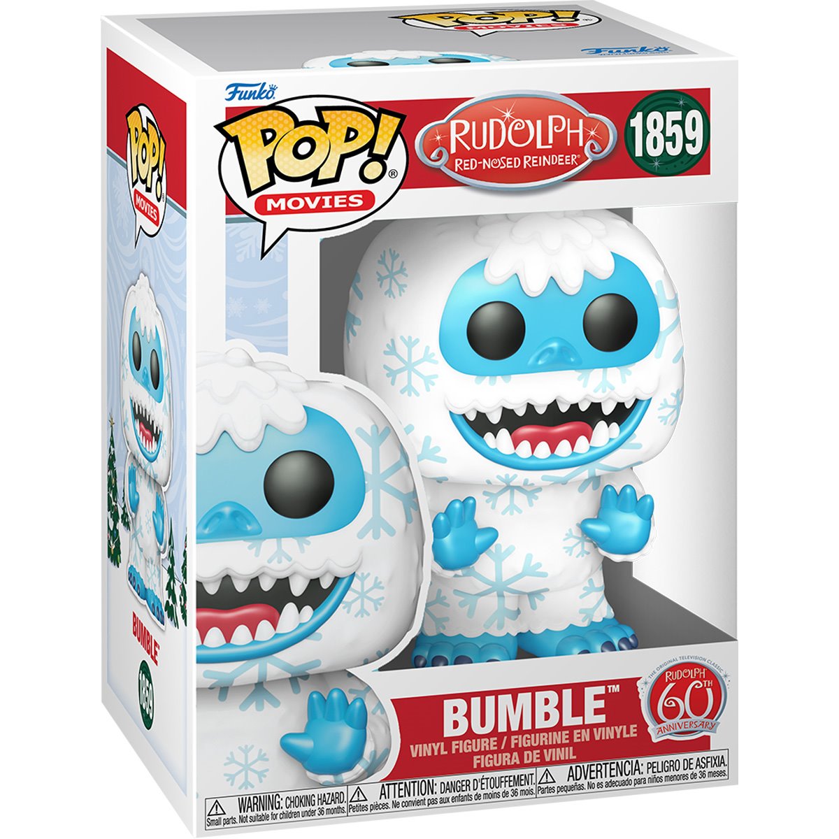 Funko POP! Movies Rudolph The Red-Nosed Reindeer 1859 Holiday Bumble (Blown Ornament Style)