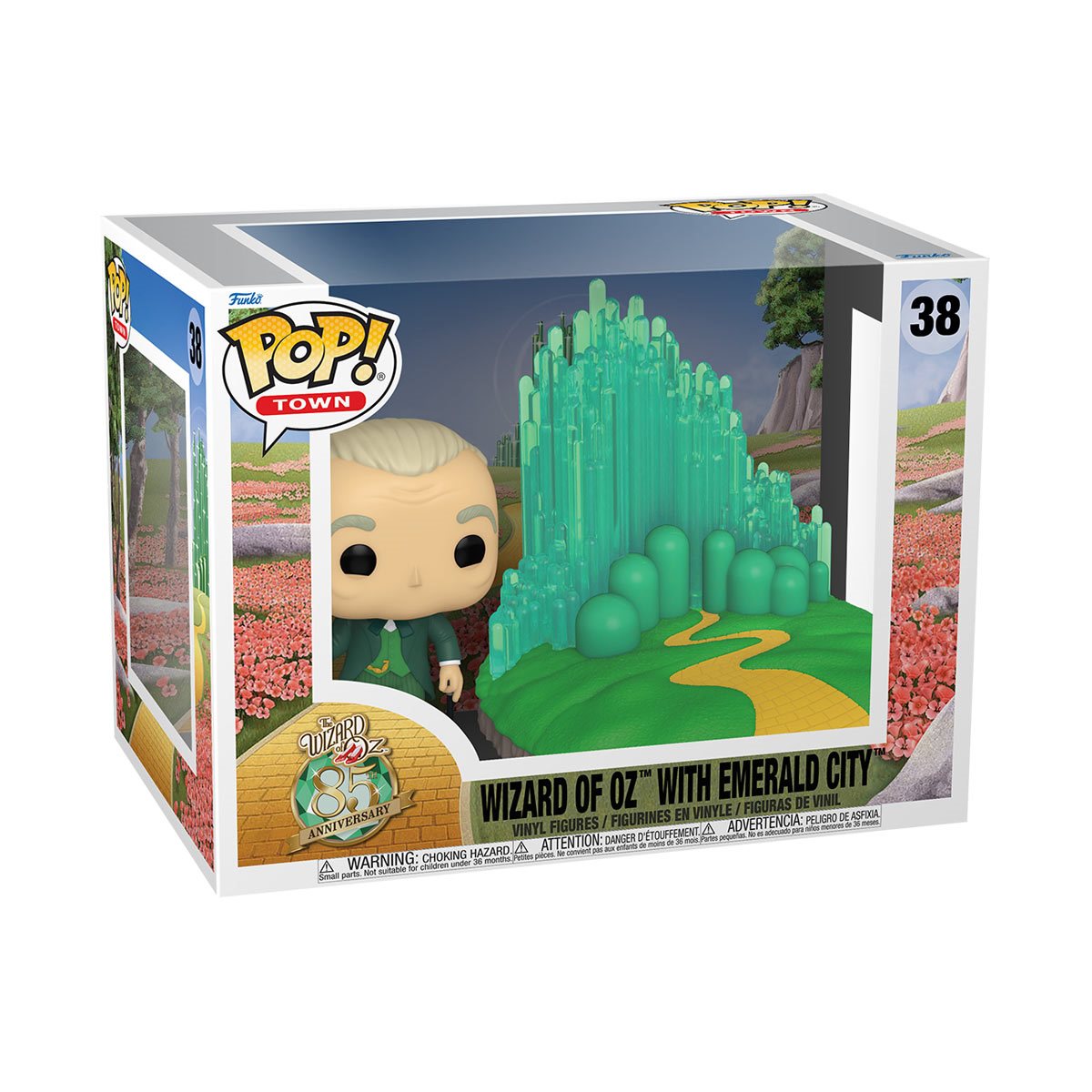 Funko POP! Town Movies The Wizard of Oz 38 Wizard of Oz with Emerald City 85th Anniversary
