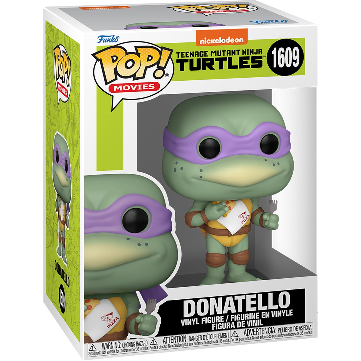 Funko POP! Teenage Mutant Ninja Turtles (1990) 1609 Donatello with Pizza