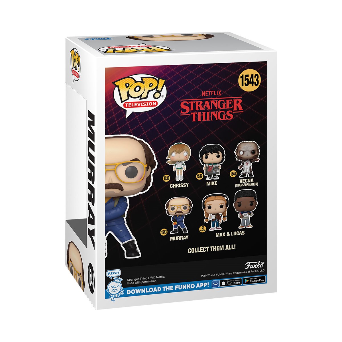 Funko POP! TV Stranger Things 1543 Murray with Flamethrower