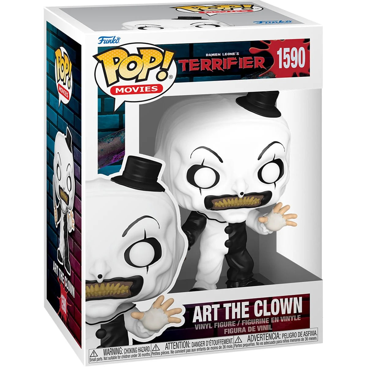 Funko POP! Movies Horror Terrifier 1590 Art the Clown with Knife