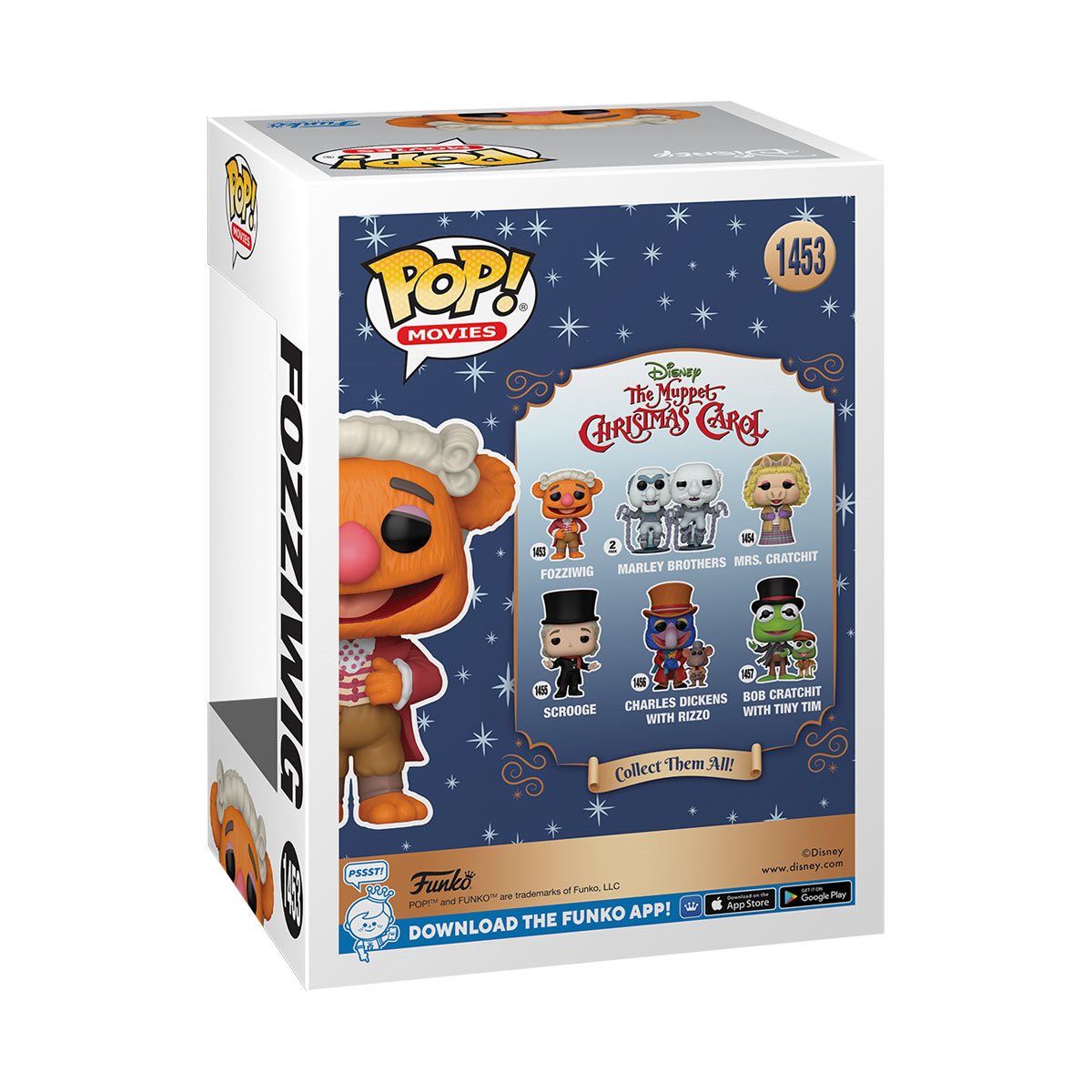 Funko POP! Disney Holiday The Muppet Christmas Carol 1453 Fozzy the Bear as Fozziwig