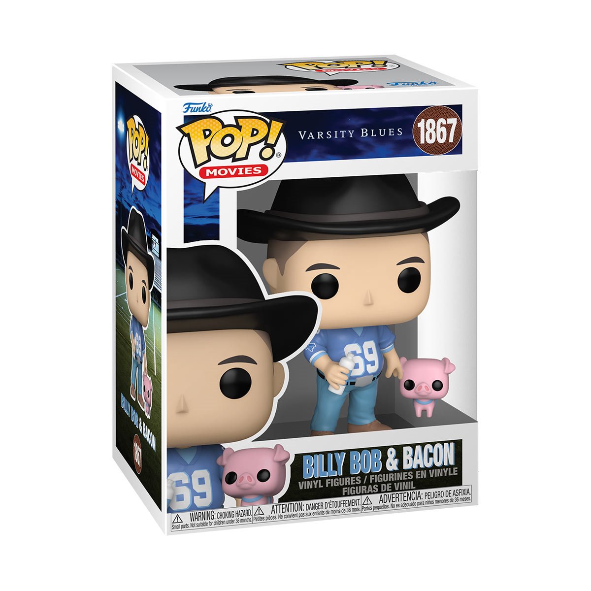 Funko POP! Movies Varsity Blues 1867 Billy Bob and Bacon