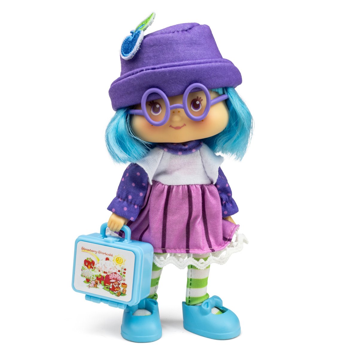 The Loyal Subjects Strawberry Shortcake 5 1/2-Inch Plum Pudding Retro Fashion Doll San Diego Comic Con 2024 Exclusive