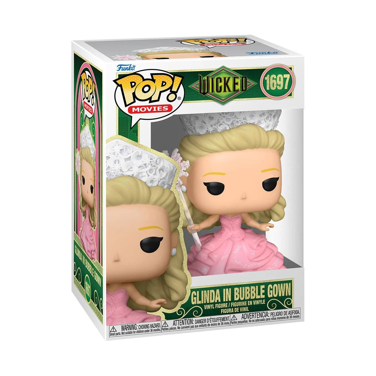 Funko POP! Movies Wicked Part 1 1697 Glinda in Bubble Gown