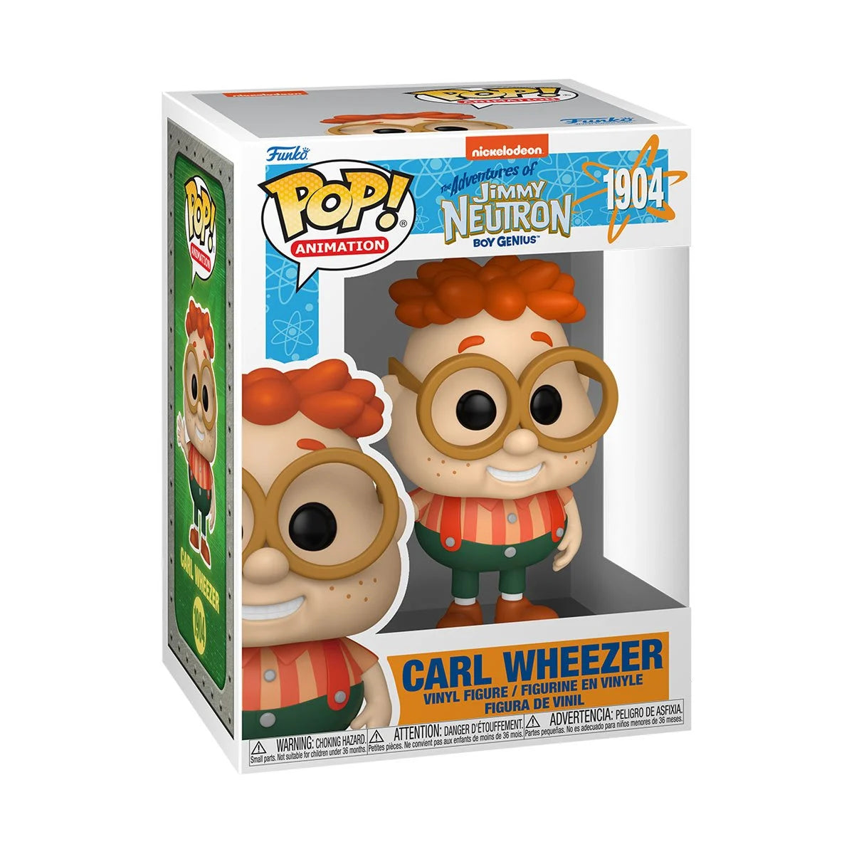 Funko POP! Animation The Adventures of Jimmy Neutron Boy Genius 1904 Carl Wheezer