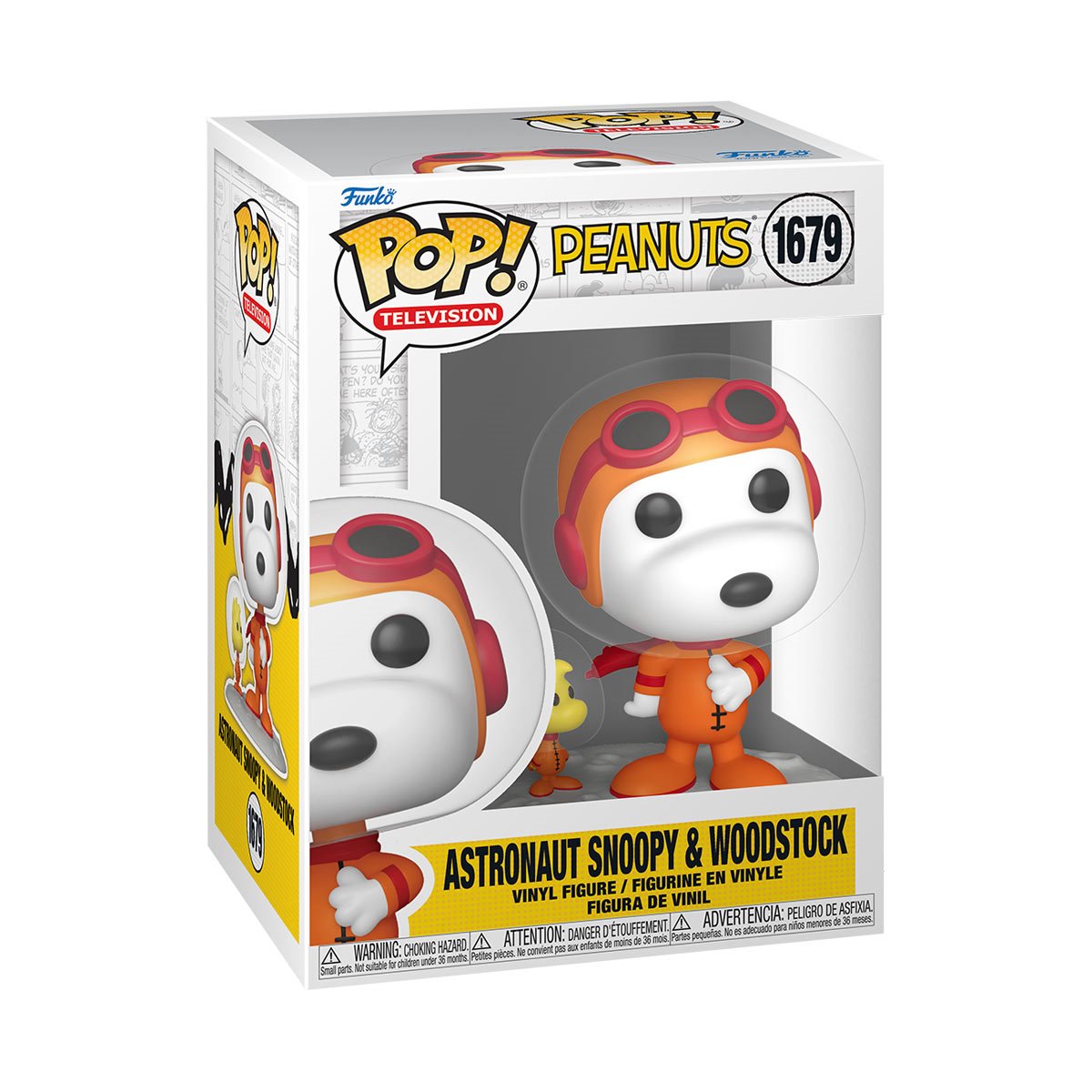 Funko POP! Animation Peanuts 1679 Astronaut Snoopy and Woodstock