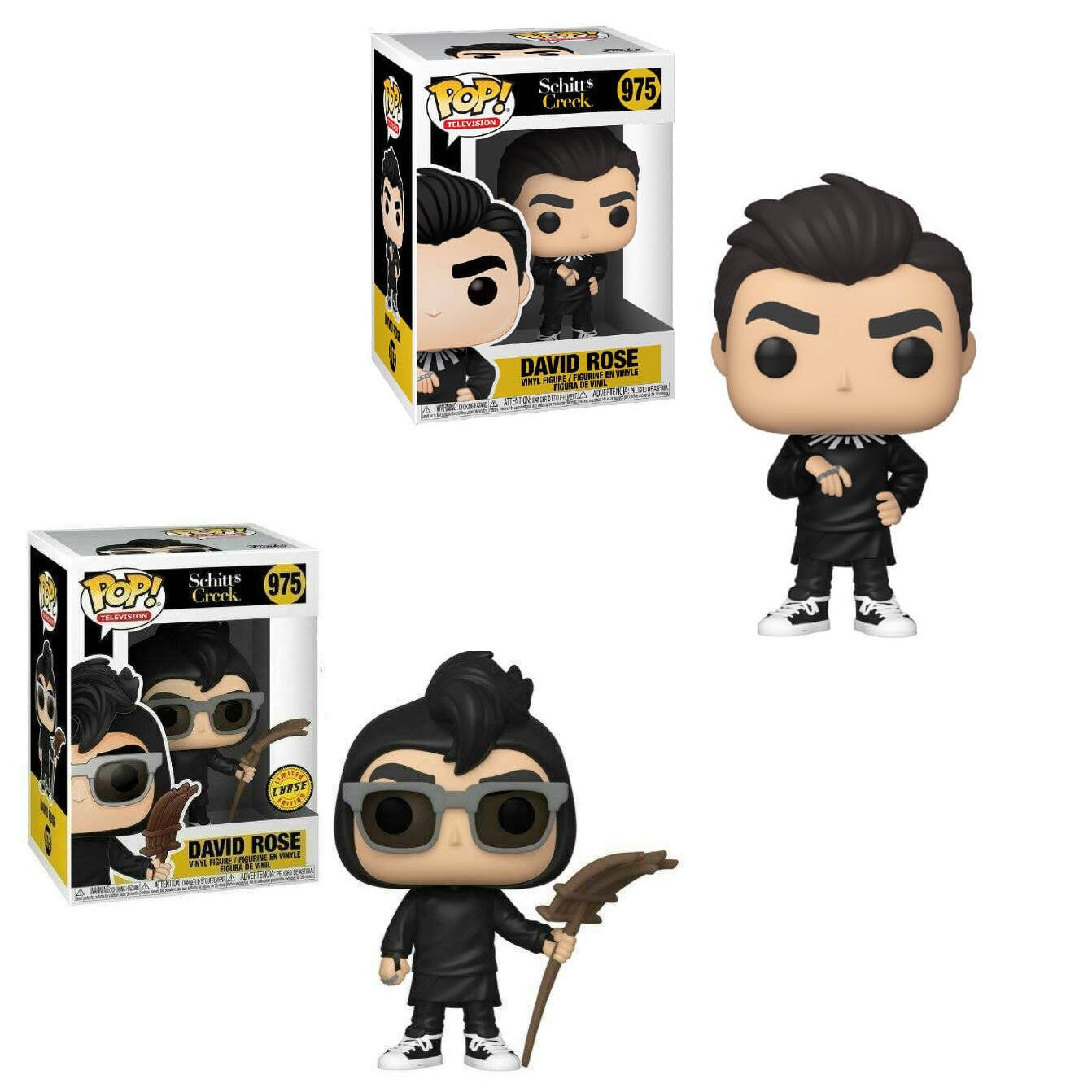 Funko POP! TV Schitt's Creek 975 David Rose Common and CHASE