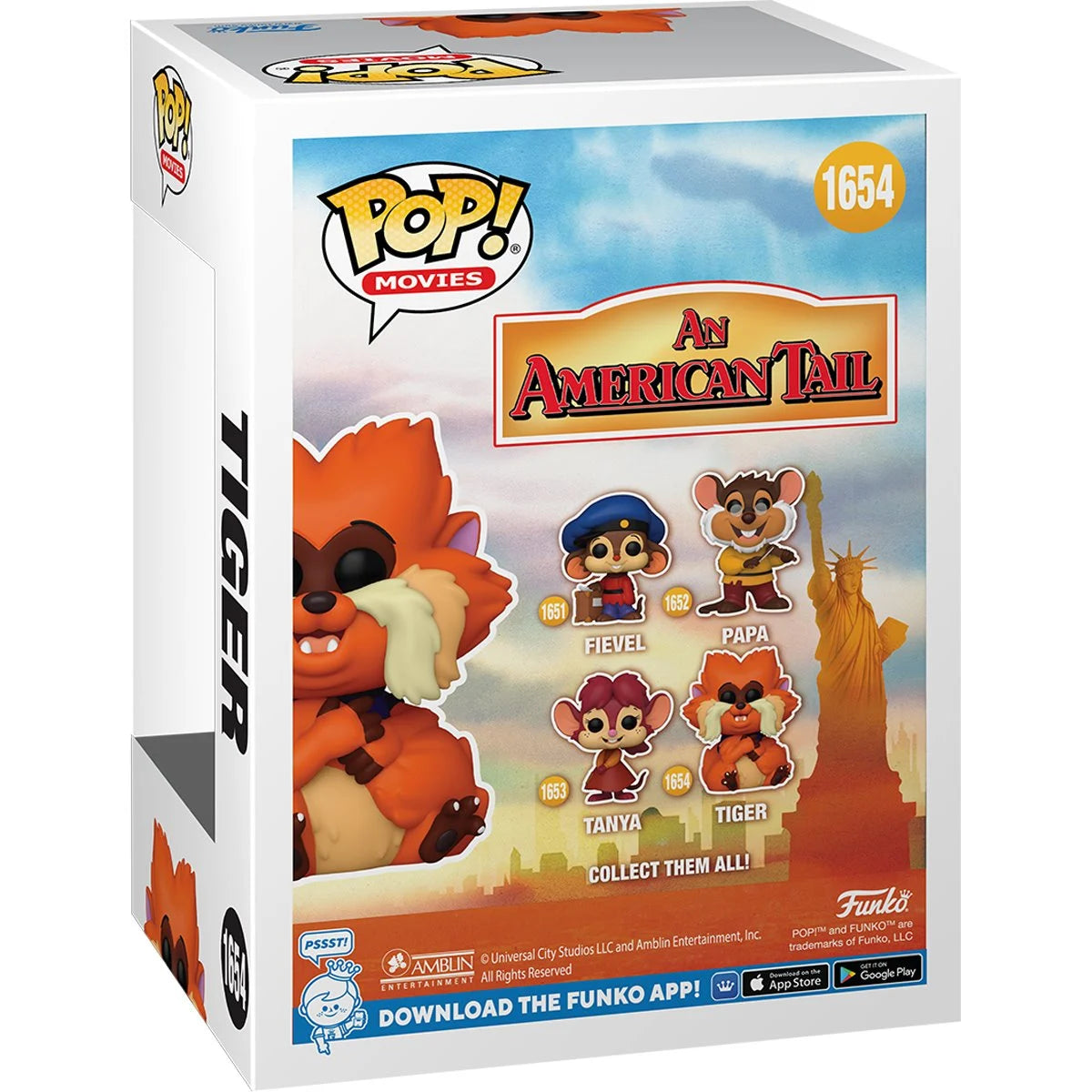 Funko POP! Movies An American Tail 1654 Tiger