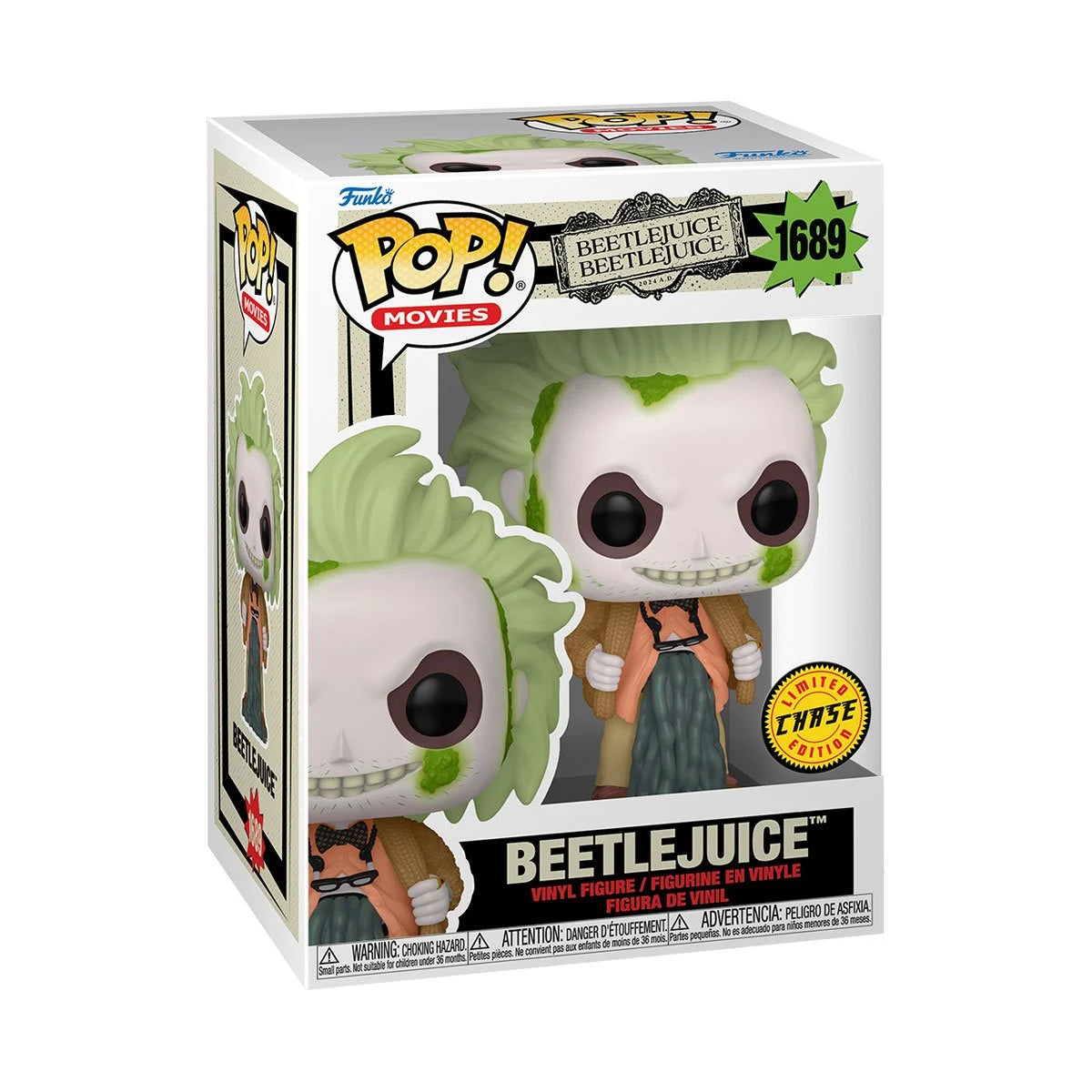 Funko POP! Movies Horror Beetlejuice 2 1689 Beetlejuice with Chance of Chase