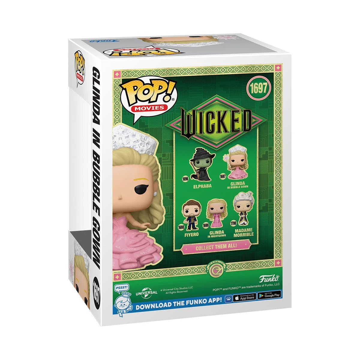 Funko POP! Movies Wicked Part 1 1697 Glinda in Bubble Gown