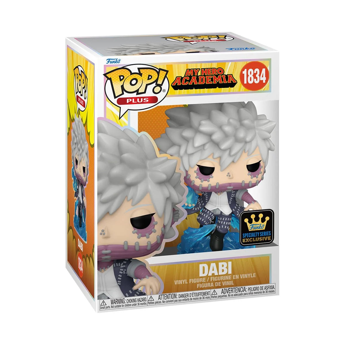 Funko POP! Animation My Hero Academia 1834 Dabi Specialty Series POP! Plus with chance of GITD CHASE
