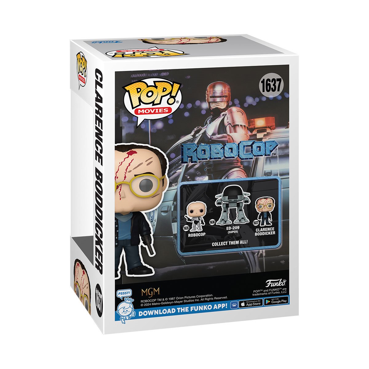 Funko POP! Movies RoboCop 1637 Clarence Boddicker (Bloody)