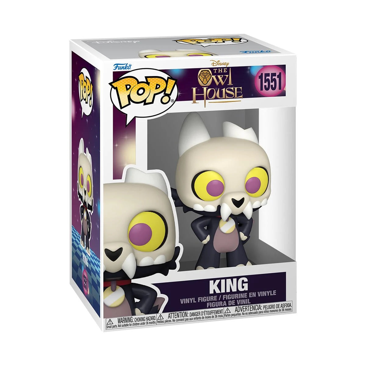 Funko POP! Disney TV The Owl House 1551 King Common and CHASE