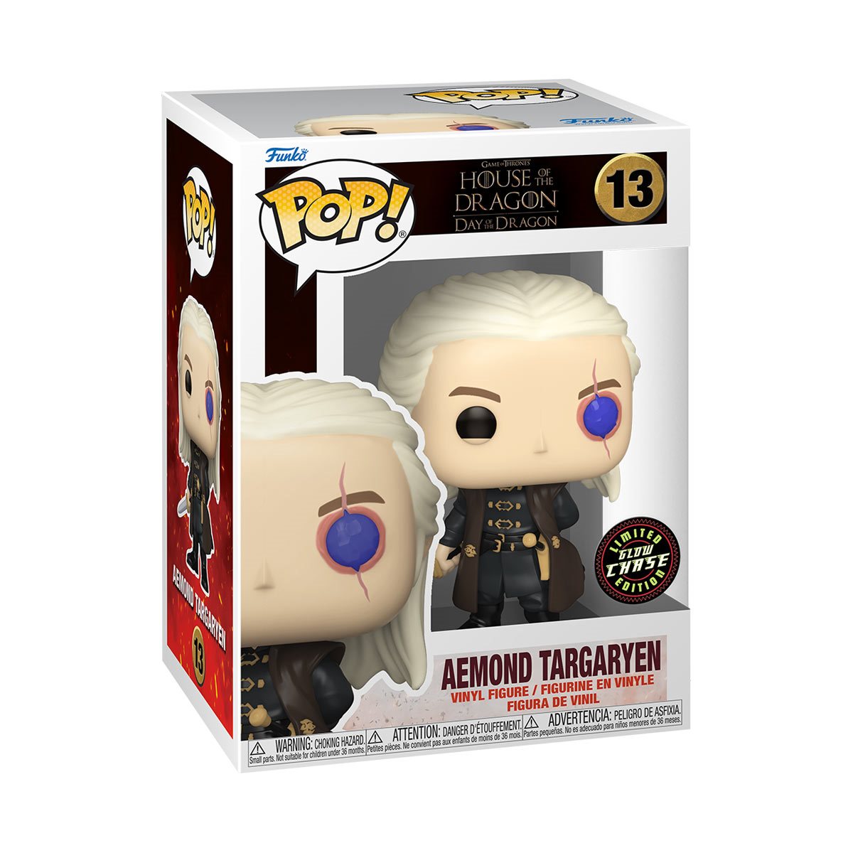 Funko POP! TV Game of Thrones: House of The Dragon 13 Aemond Targaryen Common and Chase