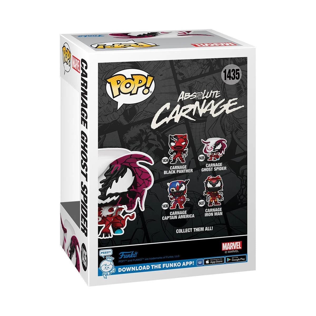 Funko POP! Marvel Venom 1435 Carnage Ghost Spider (Gwen Stacey)