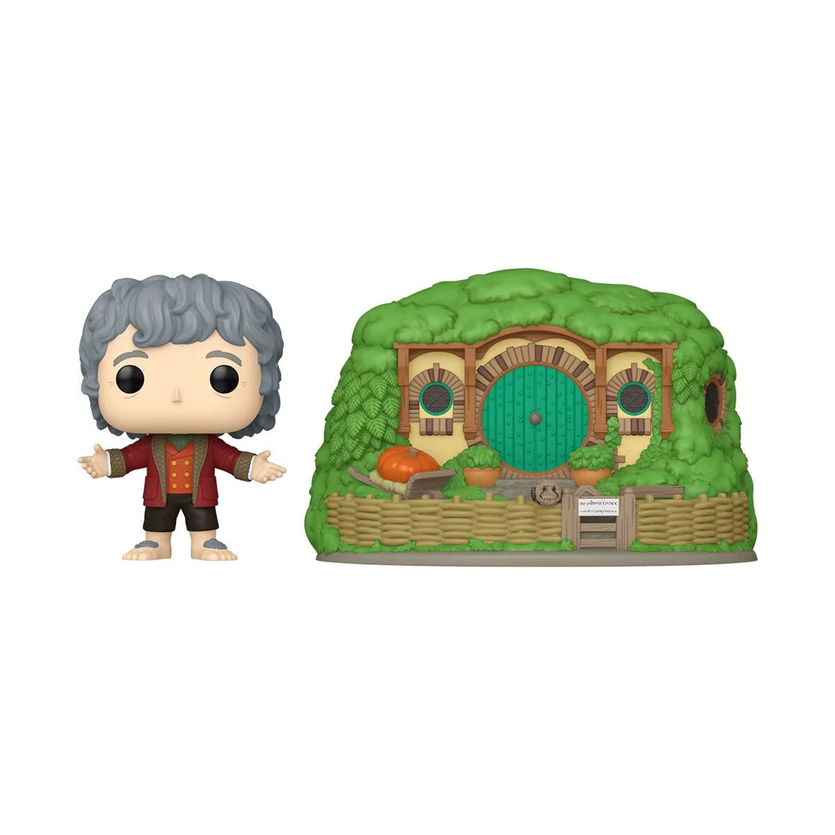Funko POP! Town Movies Lord of The Rings 39 Bilbo Baggins with Bag-End