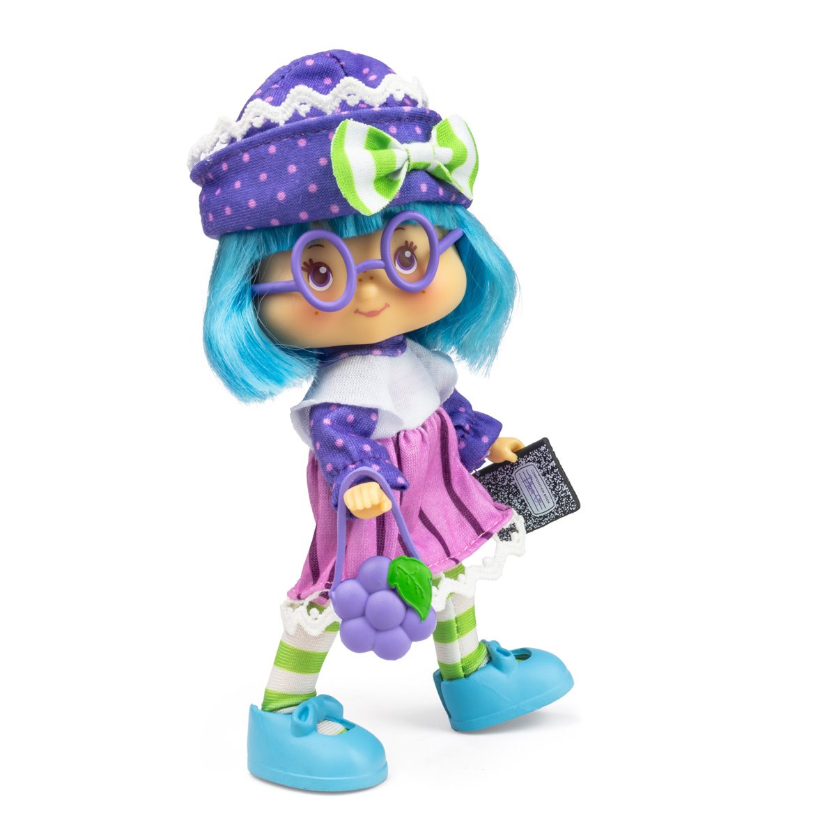The Loyal Subjects Strawberry Shortcake 5 1/2-Inch Plum Pudding Retro Fashion Doll San Diego Comic Con 2024 Exclusive