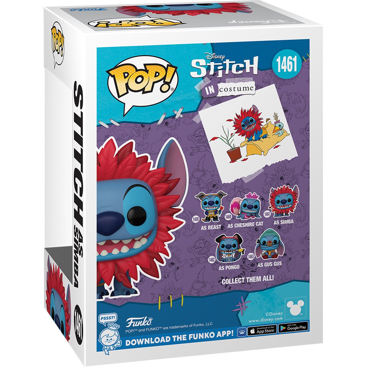 Funko POP! Disney Lilo & Stitch 1461 Stitch as Simba