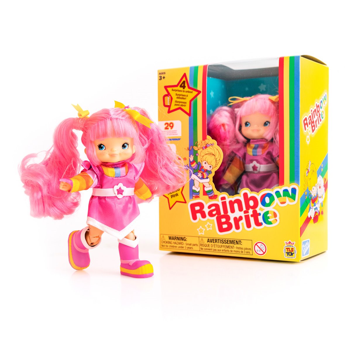 The Loyal Subjects Rainbow Brite 5 1/2-Inch Tickled Pink Fashion Doll