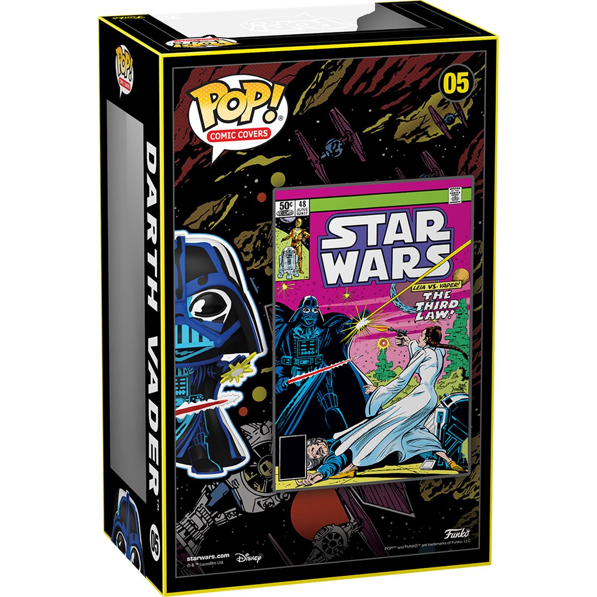 Funko POP! Comic Cover Marvel Comics Star Wars 05 Darth Vader 1977 Figure with Case